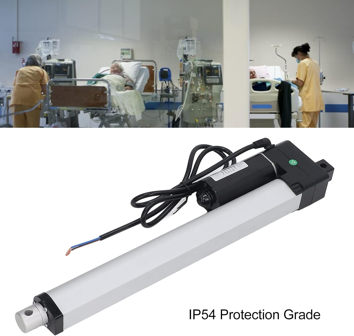 11.8 Inch Stroke Electric Linear Actuator, 12V/24V 3000N Maximum Lift Heavy Duty Electric Actuator, Waterproof Linear Actuator Motor for Recliner, Massage Bed, Electric Sofa (12V) image number 4