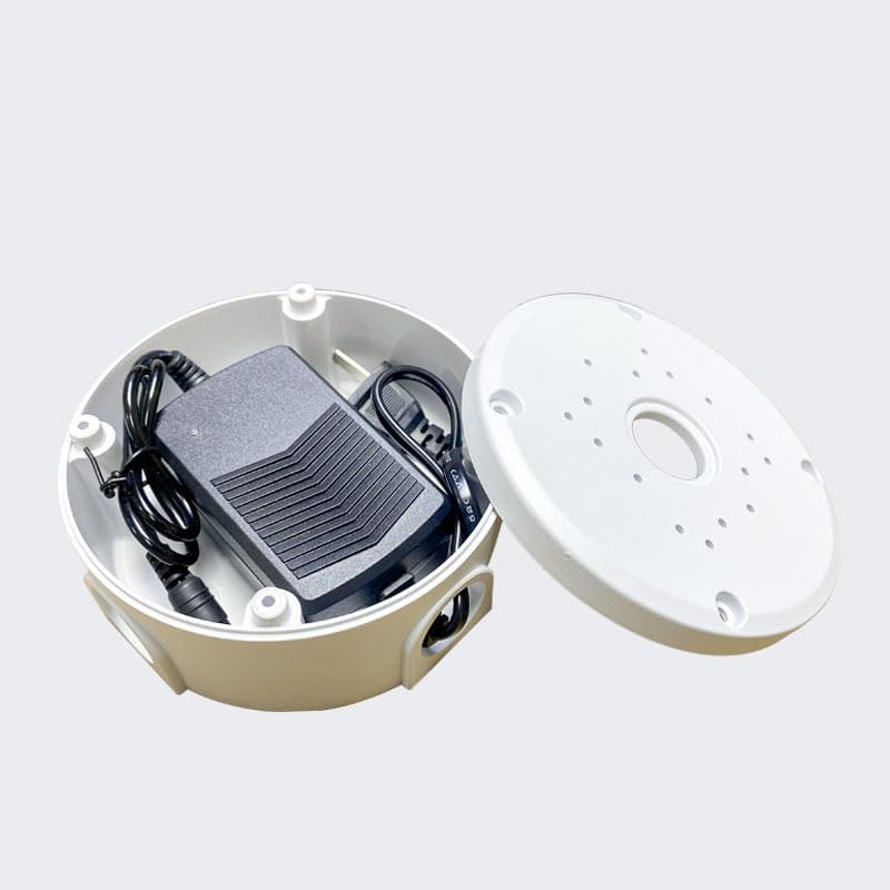 2-Pack Universal Aluminum Alloy Waterproof Hide Cable Junction Box Mount Bracket, Universal for Bullet Security Camera, CCTV IP Surveillance Cameras Holder image number 3