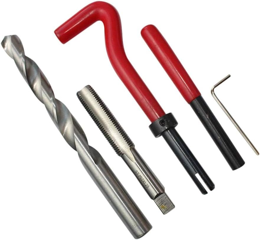20Pcs Metric Thread Repair Insert Kit M5 M6 M8 M10 M12 M14 Helicoil Car Pro Coil Tool M10 * 1.0 M10-1.0 image number 1