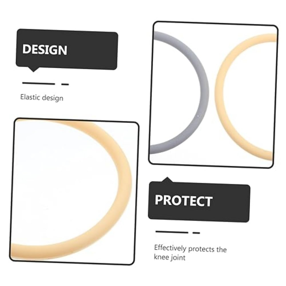 4Pcs Knee Strap Patella Tendon Support, Silicone Patella Fine Bands for Knee Pain Relief, Elastic Patellar Knee Brace Strap Fixed Knee Stabilizer Rings for Basketball Running Soccer Hiking Jumpers image number 6