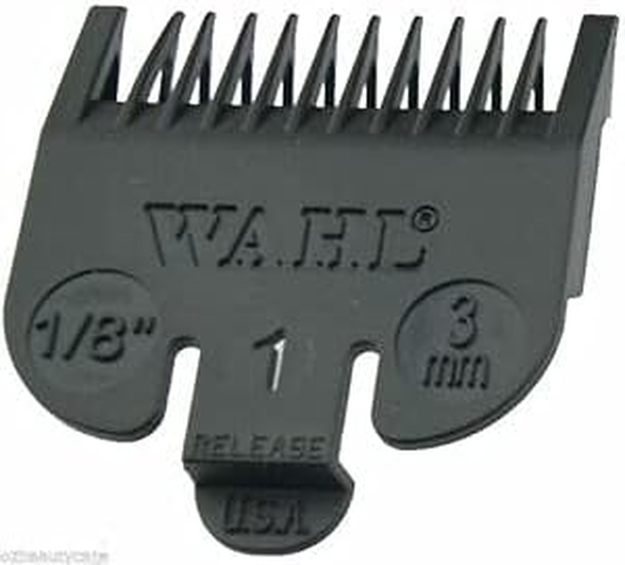 Wahl Professional 1/8 Inch Comb for Men'S Hair, Black, Plastic, Men'S Grooming, Hair Comb image number 6