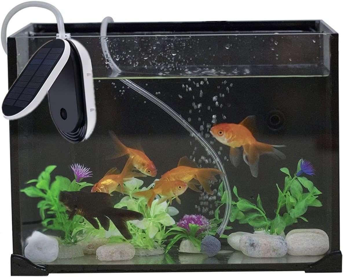 NOLITOY Solar Powered Fish Tank Aerator with Pure Copper Core Noise-Reducing Oxygen Pump for Outdoor Ponds and Aquariums Portable Solar Panel Pump Kit with Intelligent Control and Built image number 5