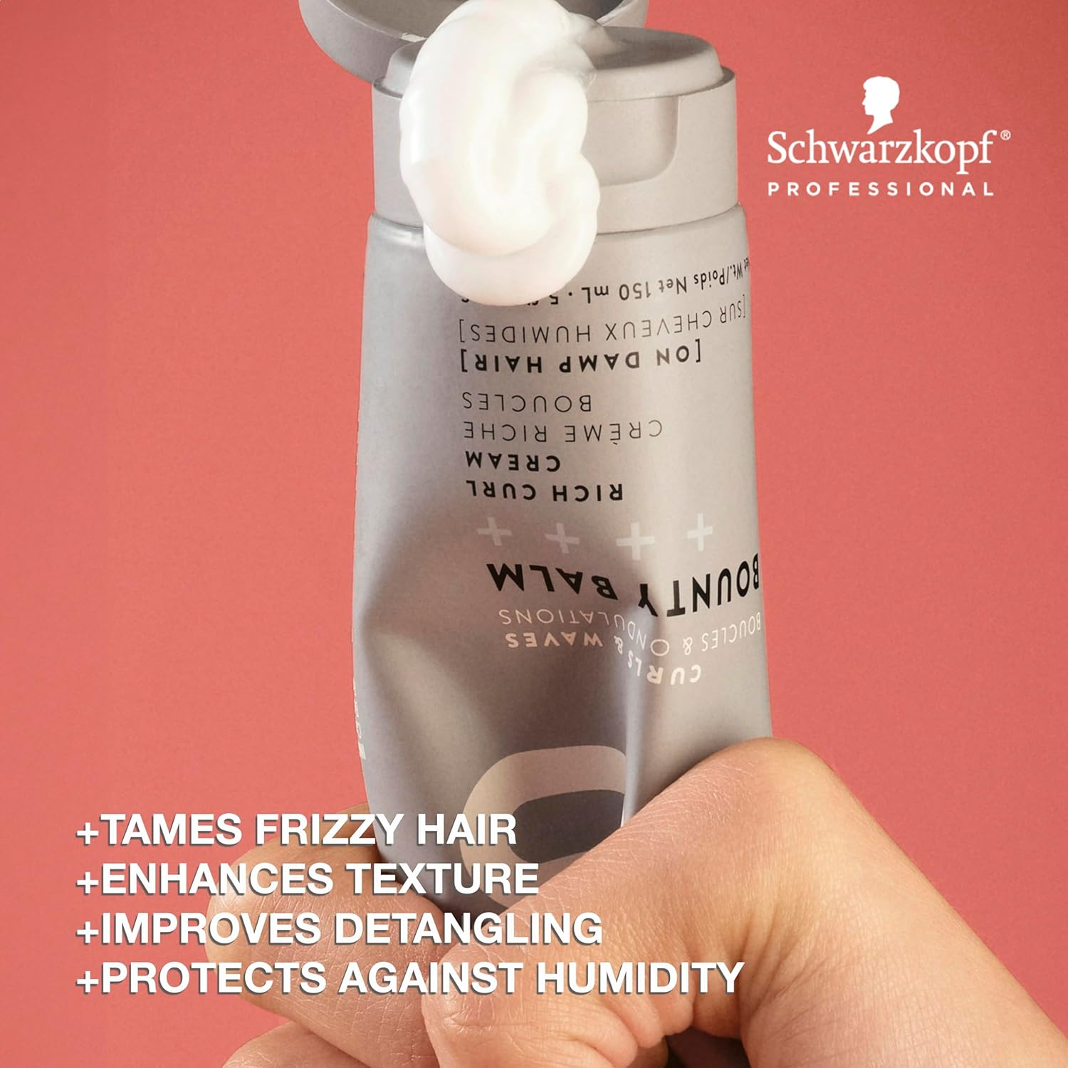 Osis+ Bounty Balm Rich Curl Cream 5Oz | Reduces Frizz and Enhances Natural Textures | Non-Stiff | Non-Crunchy | All Curly Types image number 3