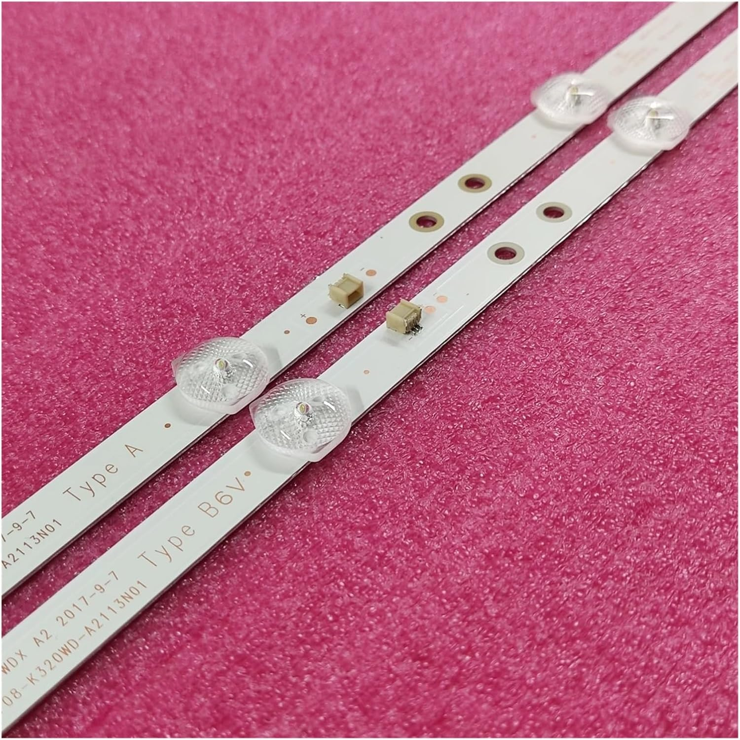 Tv'S Lamps Kit LED Backlight Strips for 32PHS4062/60 32PHS4012/12 LED Bars K320WDX A1 Bands Rulers 4708-K320WD-A2113N01 (Color : 10 Pieces 5Tv) - 20 Pieces 10Tv image number 5