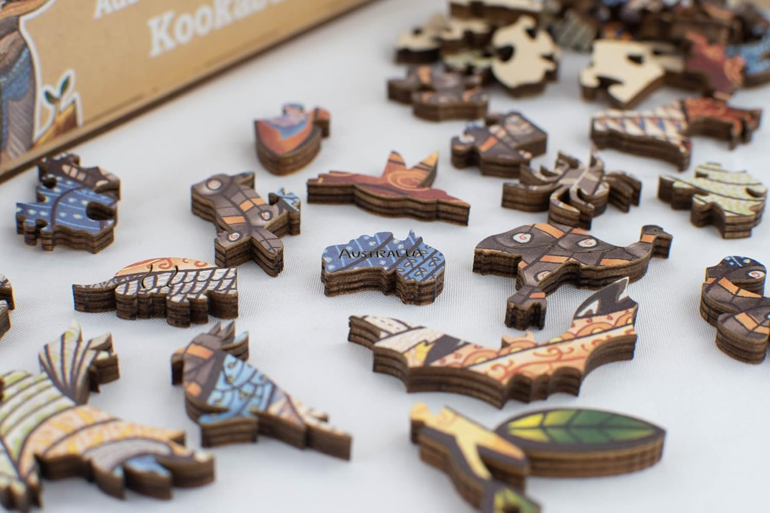 Let'S Play Games Australiana Series 01 Kookaburra LPG Wooden Puzzle image number 3