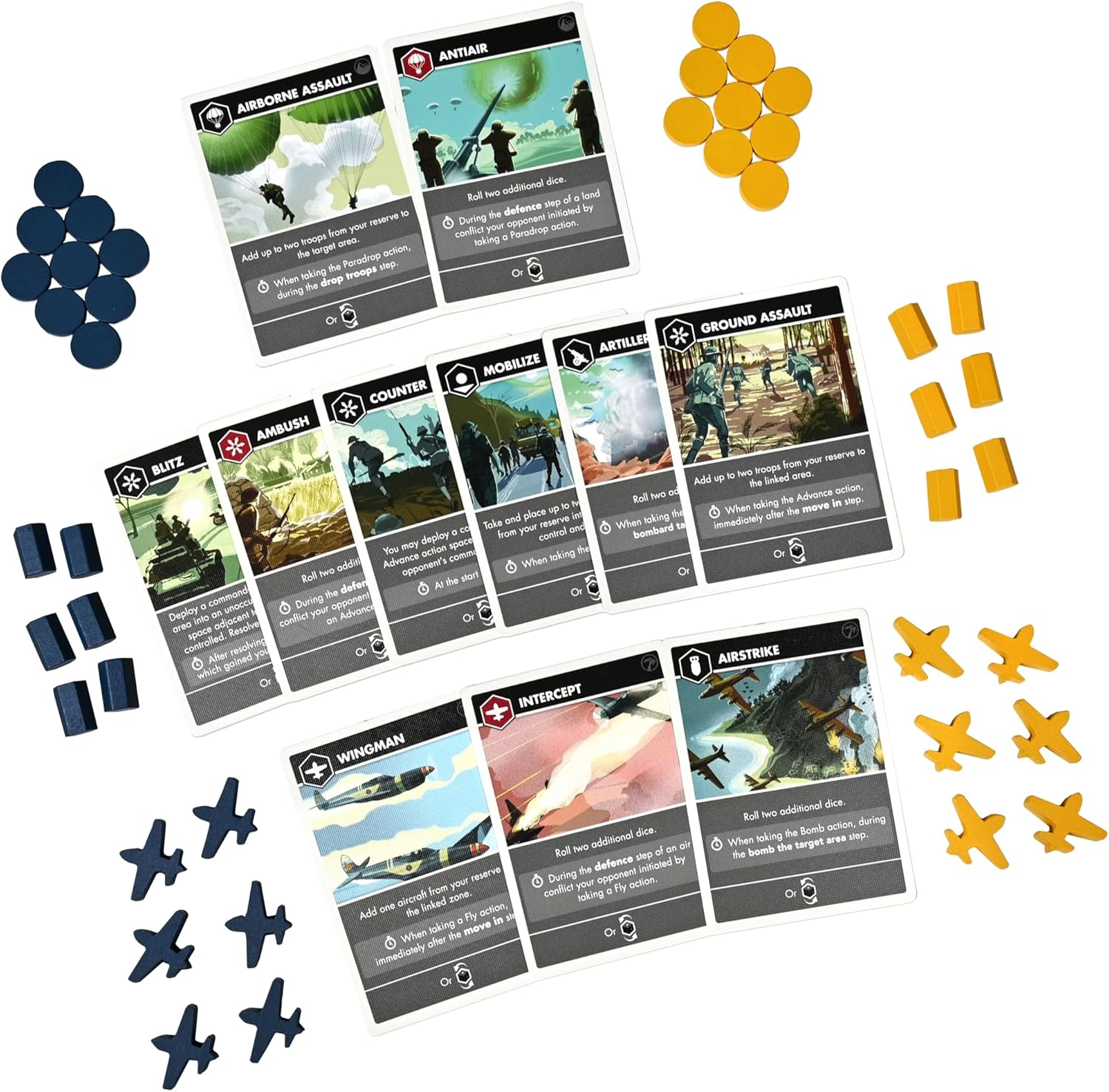 Osprey Games General Orders: World War II Card Game - Strategy Card Game - 2 Players - Ages 12+ image number 3