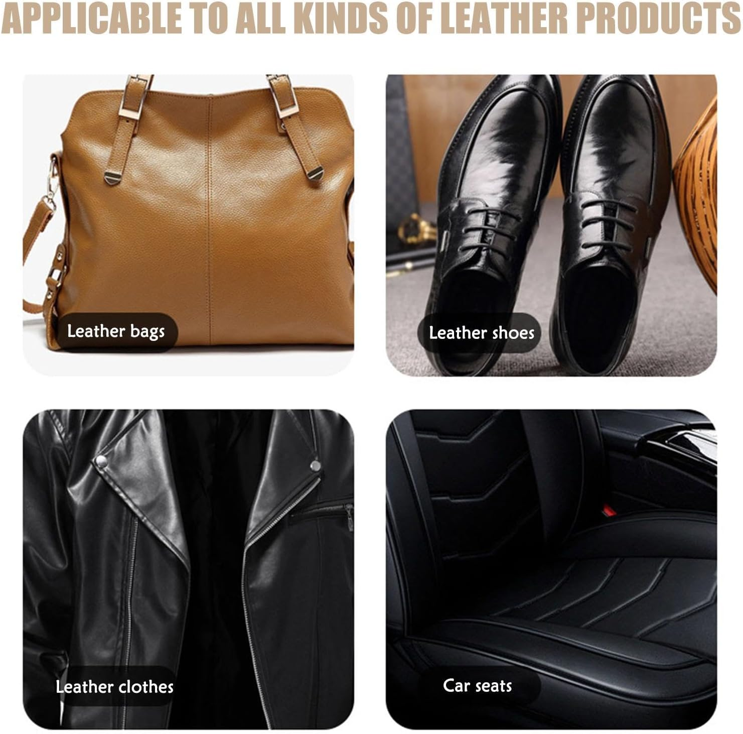 Cleaning Brush for Automotive | Leather Furniture Color Restorer | Leather Cleaning Dusters for Leather Shoes, Boots, Wallet, Belt, Jacket image number 6