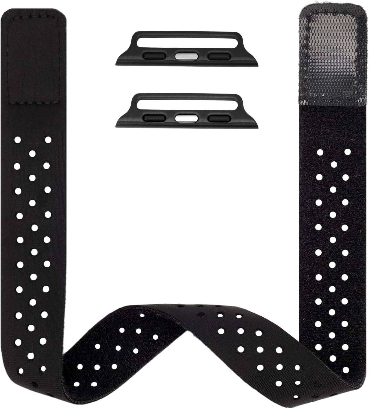 Viiotu Ankle Strap for Apple Watch 38/40/41Mm 42/44/45/46Mm, Soft Elastic Arm Straps for Apple Watch, Stretchy Sport Unisex Armband/Ankleband Runing Exersice