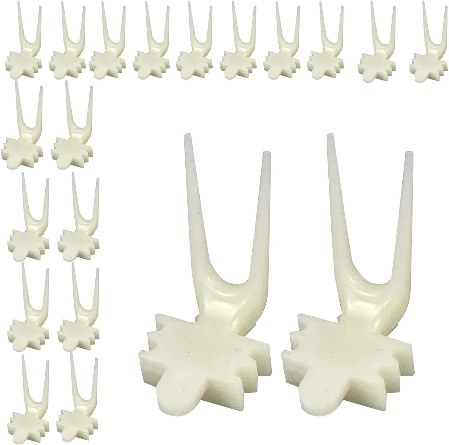 Bird Cage Food Holder - Parrot Fruit Feeder Parrot Vegetable Skewer Set of 20 | Small Bird Treats Skewers for Birds Animals image number 5