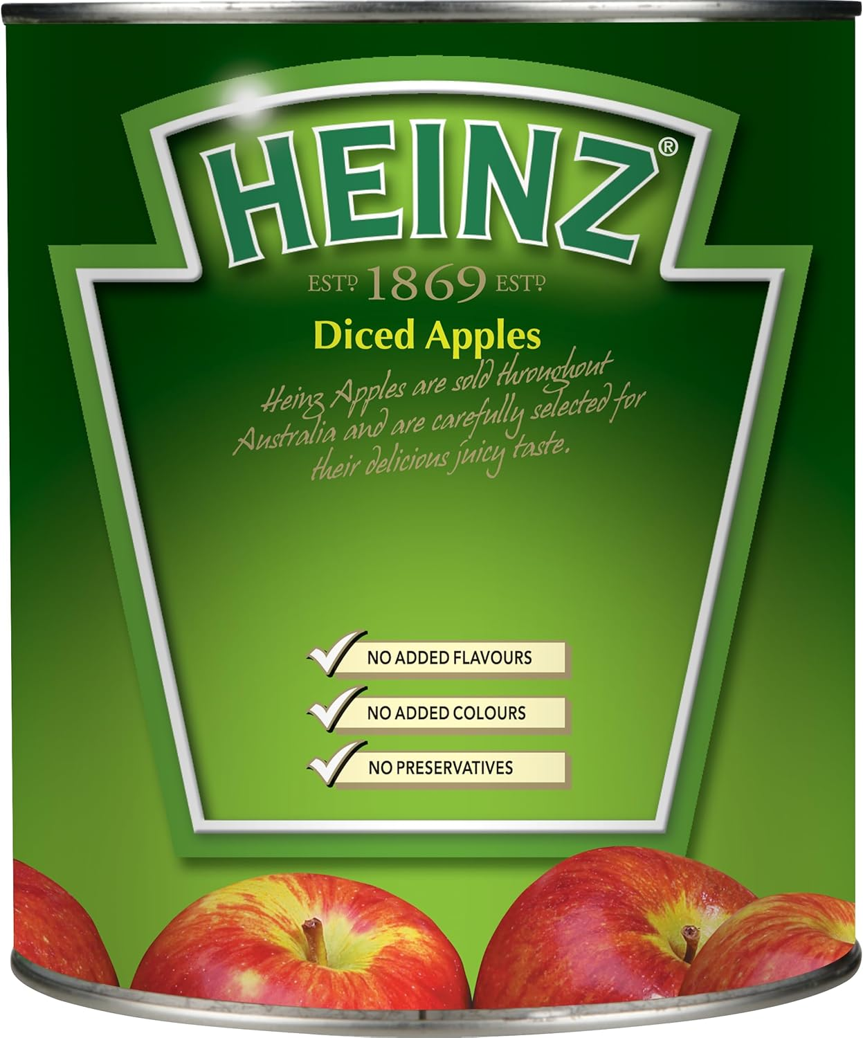 Heinz Diced Apples Catering Bulk Tin 2.7Kg