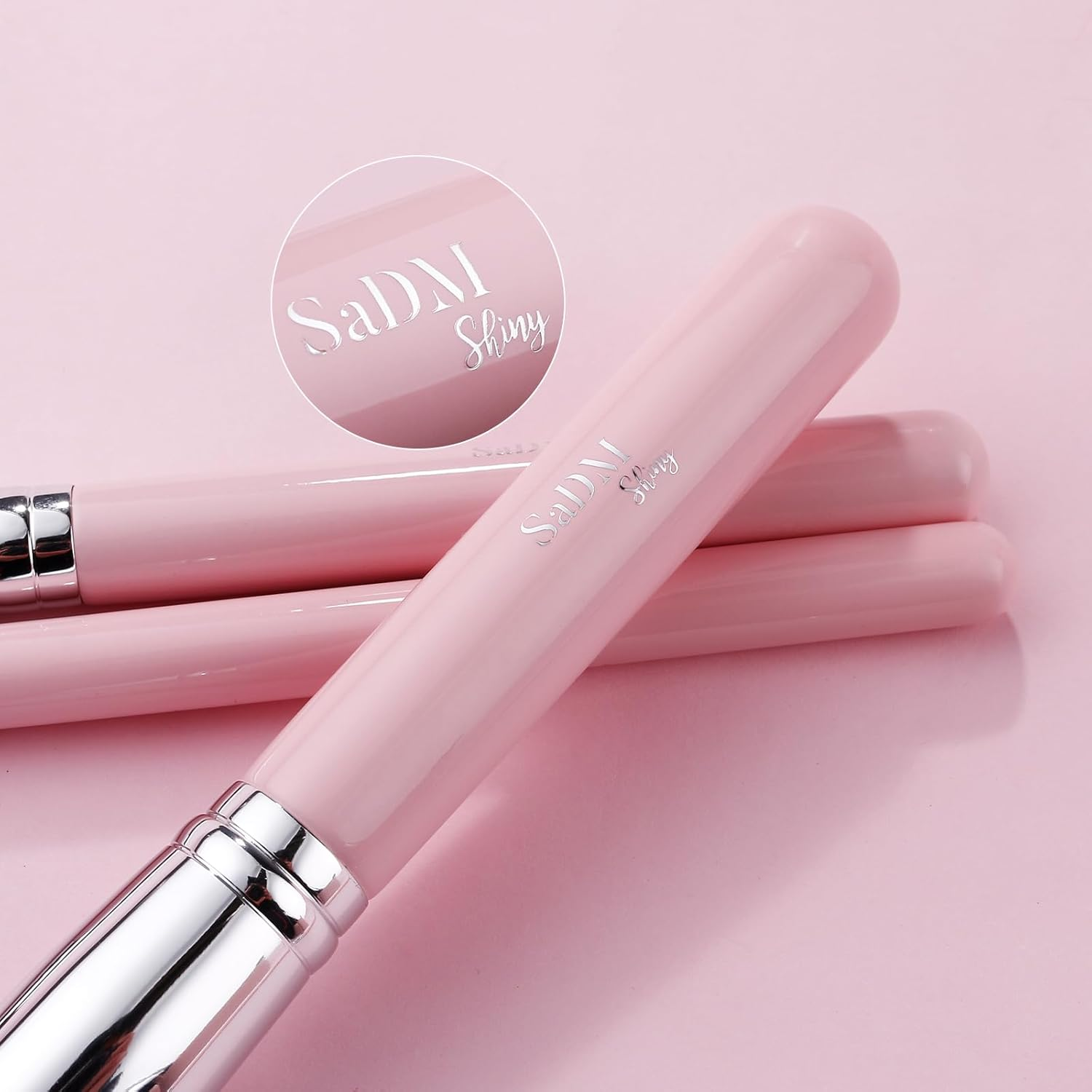 Makeup Brush Set (9 Pieces) - Includes Foundation, Powder, Concealers, Highlighter, Contour, Eye Shadows & Blush Brushes - Face & Eye Make up Brushes with Synthetic Bristles - Leather Case Included