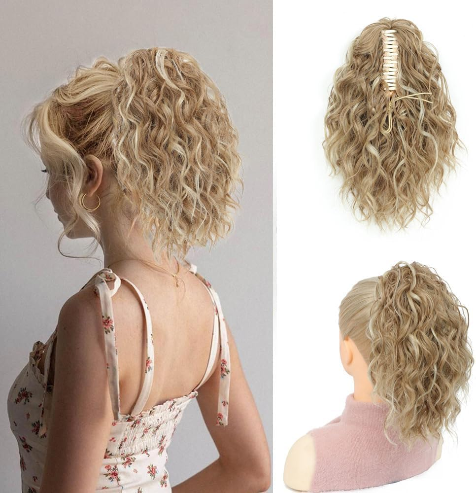 Fine plus 30.48 Cm Claw Clip Ponytail Extension