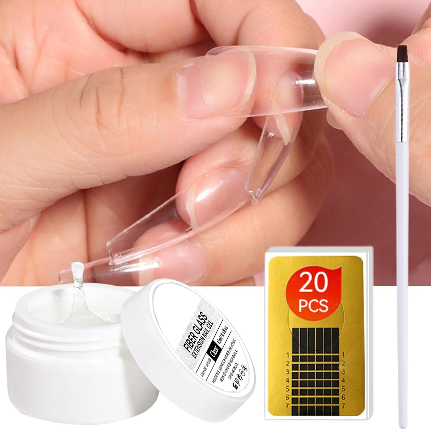 Nail Repair Protection Gel - Strong Nail Glue Strengthener | 15Ml Protective Strengthening Long Lasting Thickener for Beauty Travel Protection Home Restore Girls Adults Women Maintenance Manicure image number 3