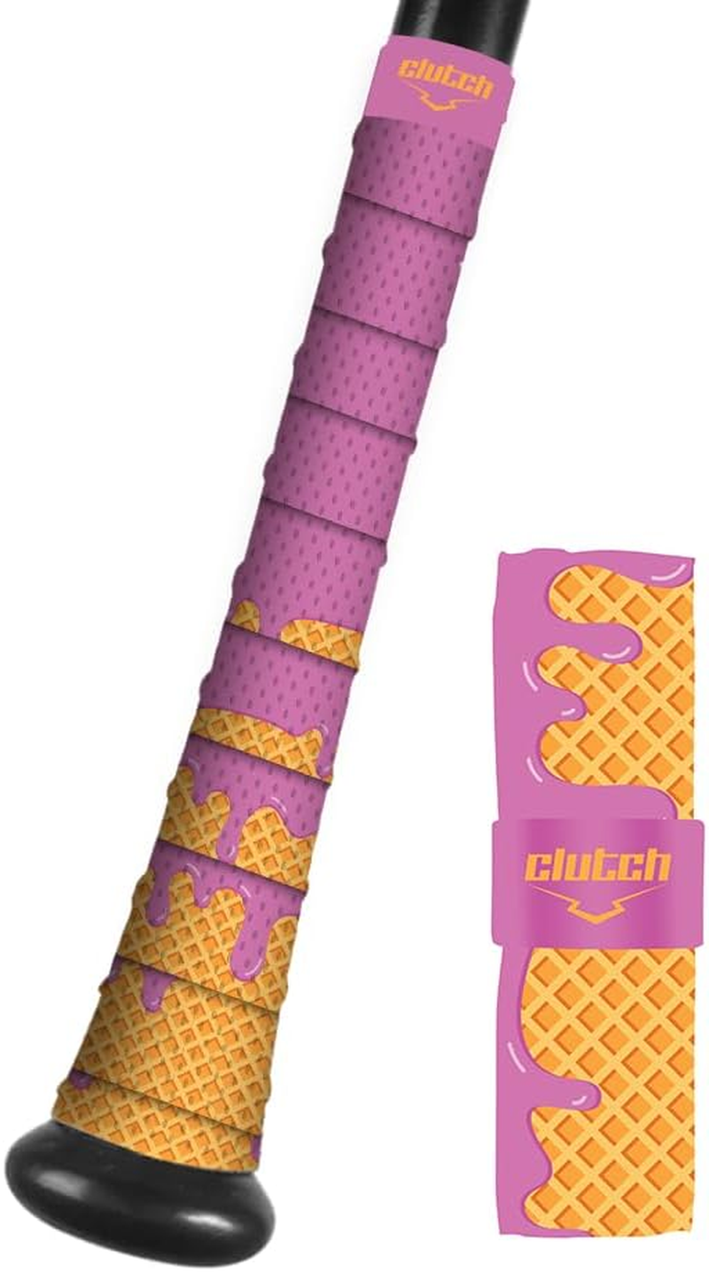 Clutch Sports Apparel Baseball & Softball Bat Grip Tape, 1.1Mm, All-Weather Performance for Multi-Sport Handles, Adjustable & Non-Slip - Bananas image number 5