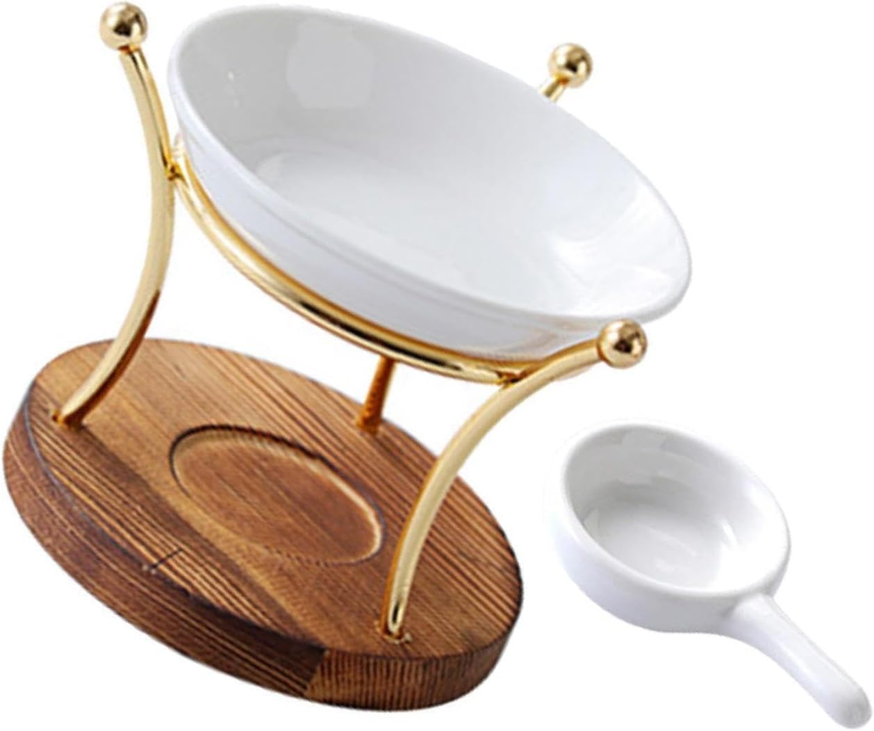 Elegant Tealight Candle Holder Wax Melt Home Gift Christmas Essential Oil Burner image number 2