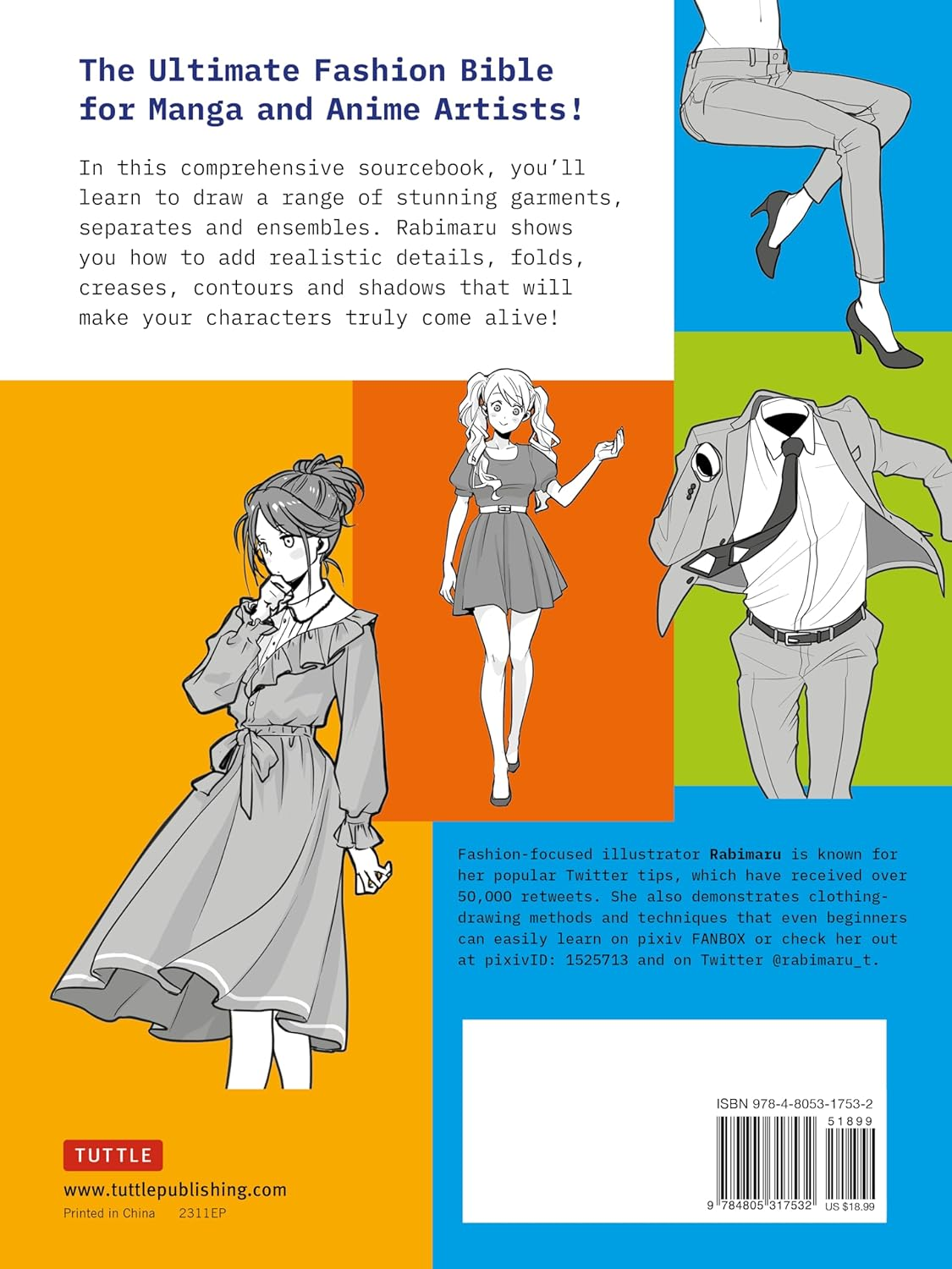 The Ultimate Guide to Manga Fashion: Learn to Draw Realistic Clothing from Streetwear to High Fashion