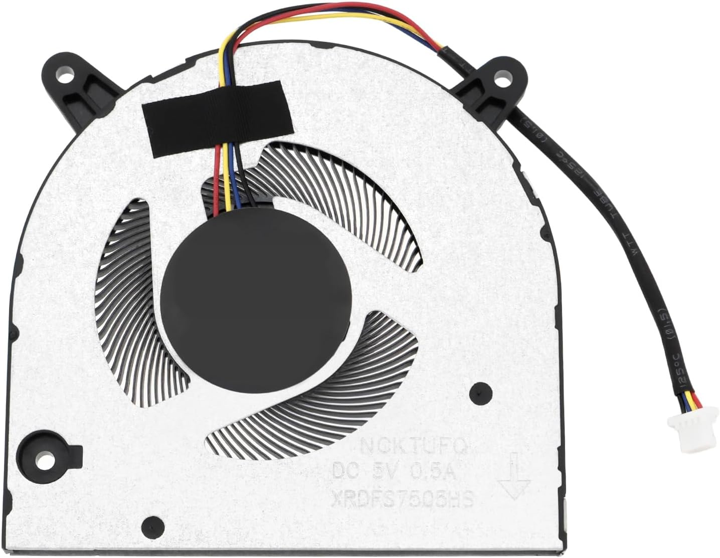 Create Idea 1Pc DC5V 0.50A 4-Pin Laptop CPU Cooling Fan Laptop Radiator Compatible with LGA 1155 Socket H2 BF07505H05FP Notebook Heatsink Part image number 1