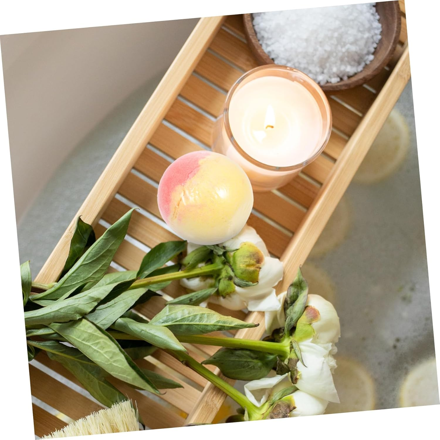 Bathing Sea Salt Moisturizing Essential Oil Bath Sphere for Relaxation and Skin Nourishment Mother Day for Spa