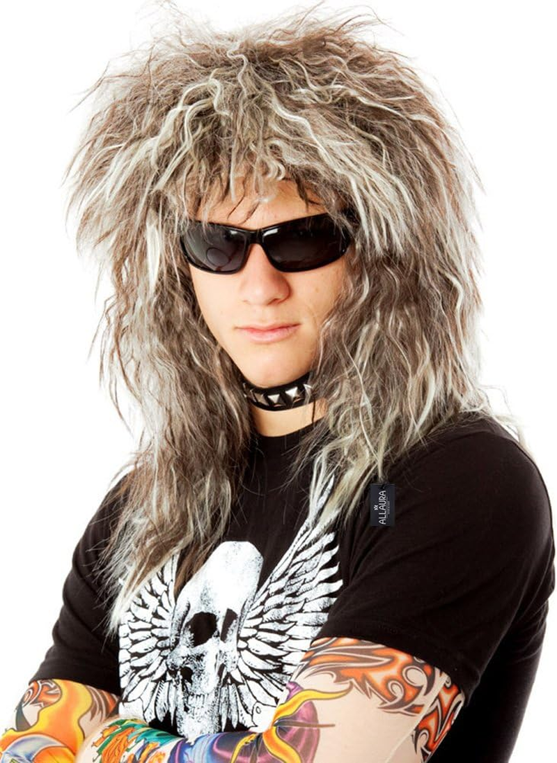 ALLAURA 80'S Rock Diva Tina Turner Costume Wig image number 4