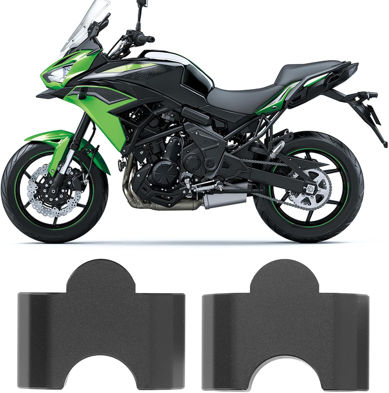 Handlebar Riser, P of 7/8In Motorcycle Handlebar Riser 30Mm Height Increasing Handle Bar Mount Clamp for 650 2023