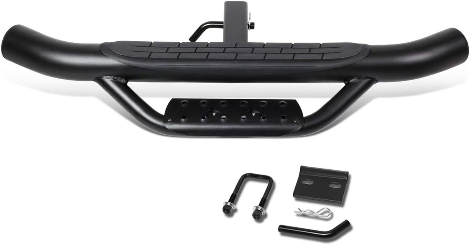 DNA Motoring PT-ZTL-8084-BK Universal Trailer Truck Towing Hitch Step Bar 36"Wide X 4"OD 2"Receiver,Black image number 1