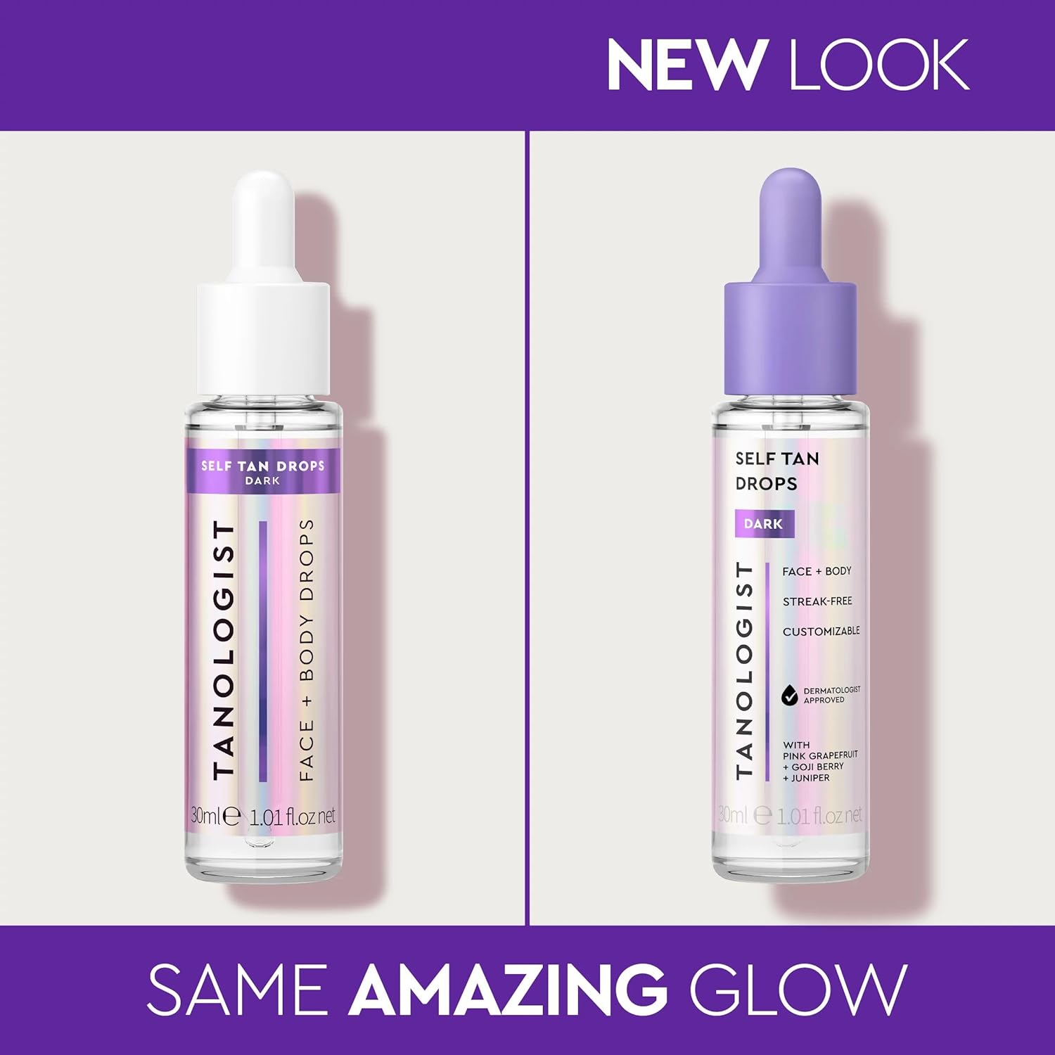 Tanologist Fake Tan Drops Dark (30 Ml) Add Self Tanning Drops to Skin Care for Sensitive Skin Dermatologist Approved Clean Ingredients & Vegan image number 6