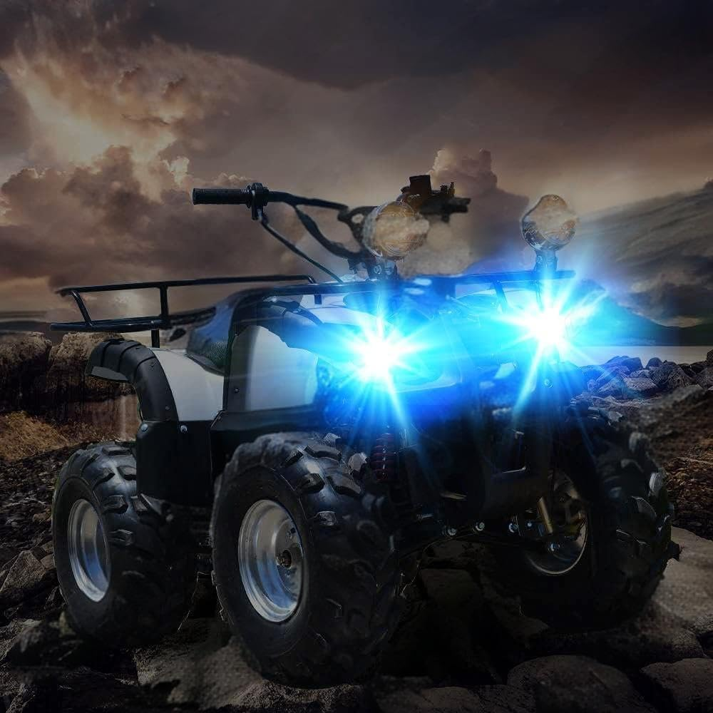 HOCOLO 2X F2 9005 HB3 H10 8000K Car LED Fog Lights Replace Halogen Bulbs,3570 Csp-Chips 80W 8000Lm,Bright IP68 Waterproof Vehicle Lamp Accessories Exterior Automotive (Ice Blue, 9005/HB3/H10) image number 2