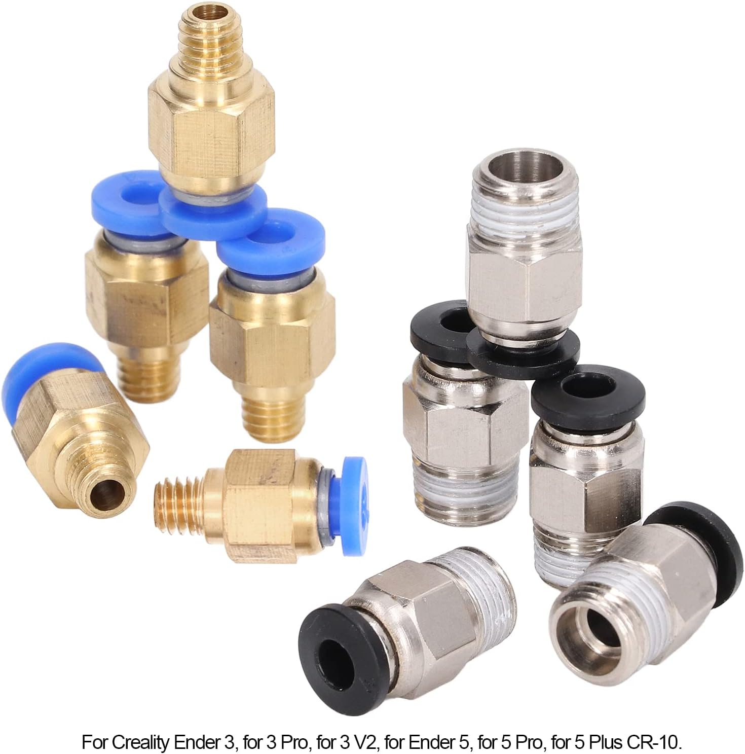 20Pcs 3D Printer Pneumatic Fitting Accessory Set Kit Air Tube Connector for Ender 3 PC4 M6 PC4 10 image number 1