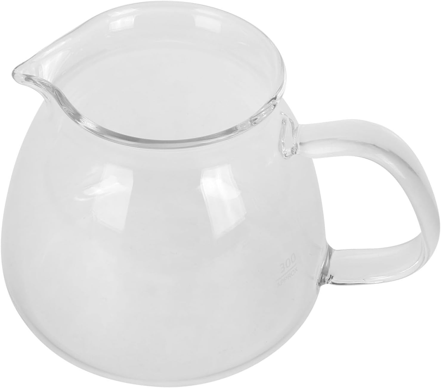 SHINEOFI Manual Pour Coffee Pot Small Glass Jug for Sharing Turkish and Espresso Coffee with High Transparency Glass Server for Tea Brewing and Precise Water Control in Stylish Kitchen image number 5