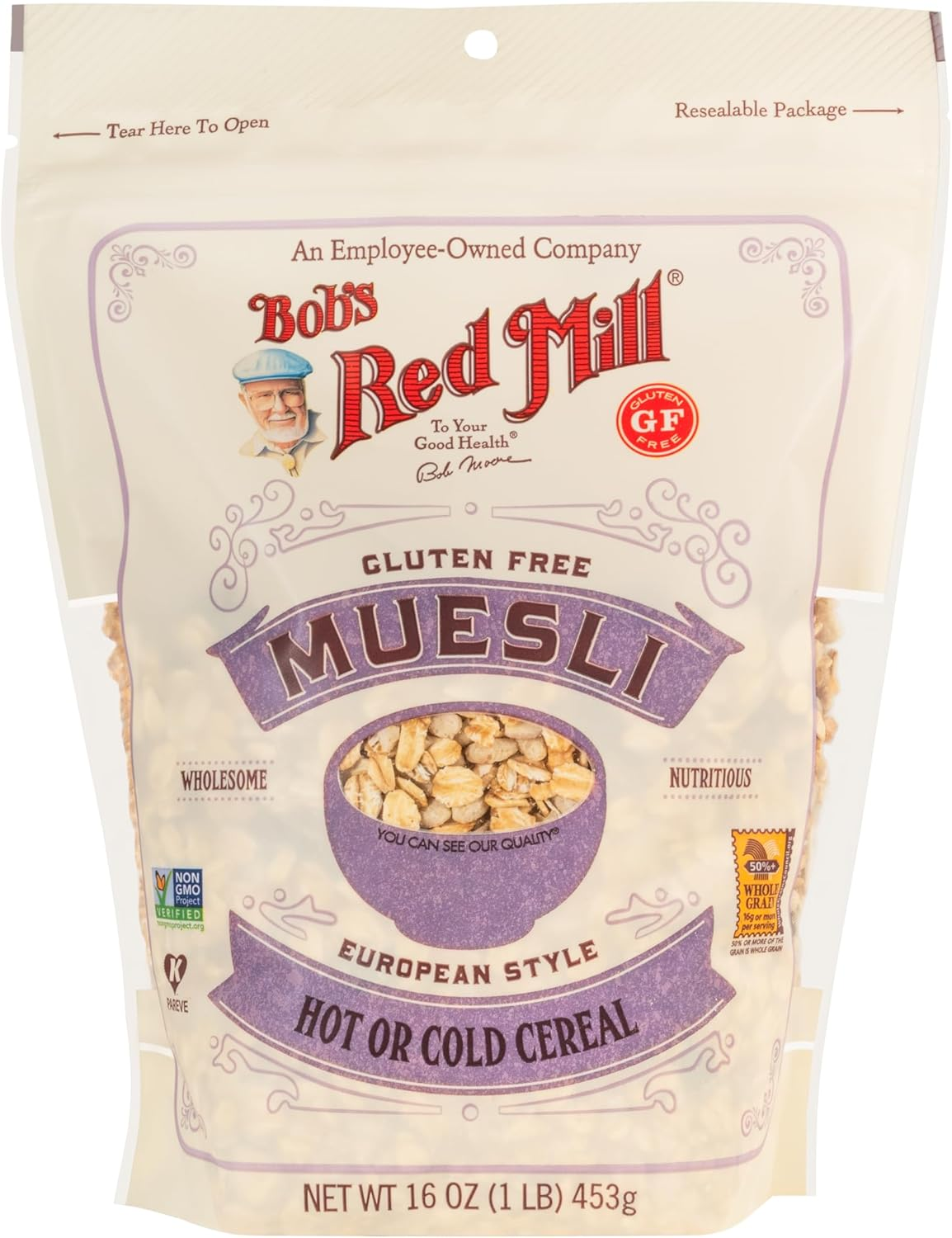 Bob'S Red Mill Gluten Free Muesli Cereal, 16-Ounce (Pack of 4) image number 2