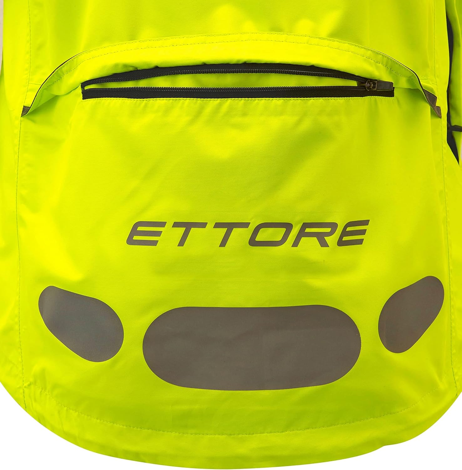Ettore Mens Cycling Jacket Waterproof Breathable High Visibility Yellow - Night Eagle II image number 5