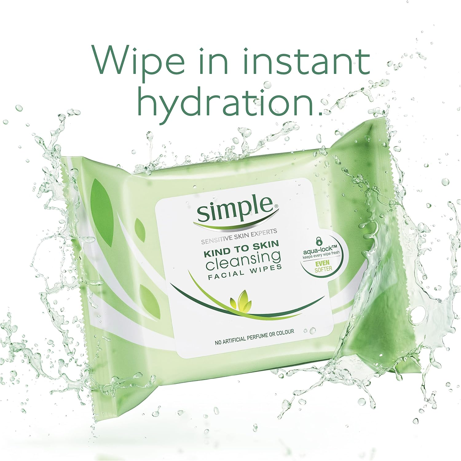 Simple Kind to Skin Cleansing Facial Wipes - Pack of 6 (42 Wipes) image number 2