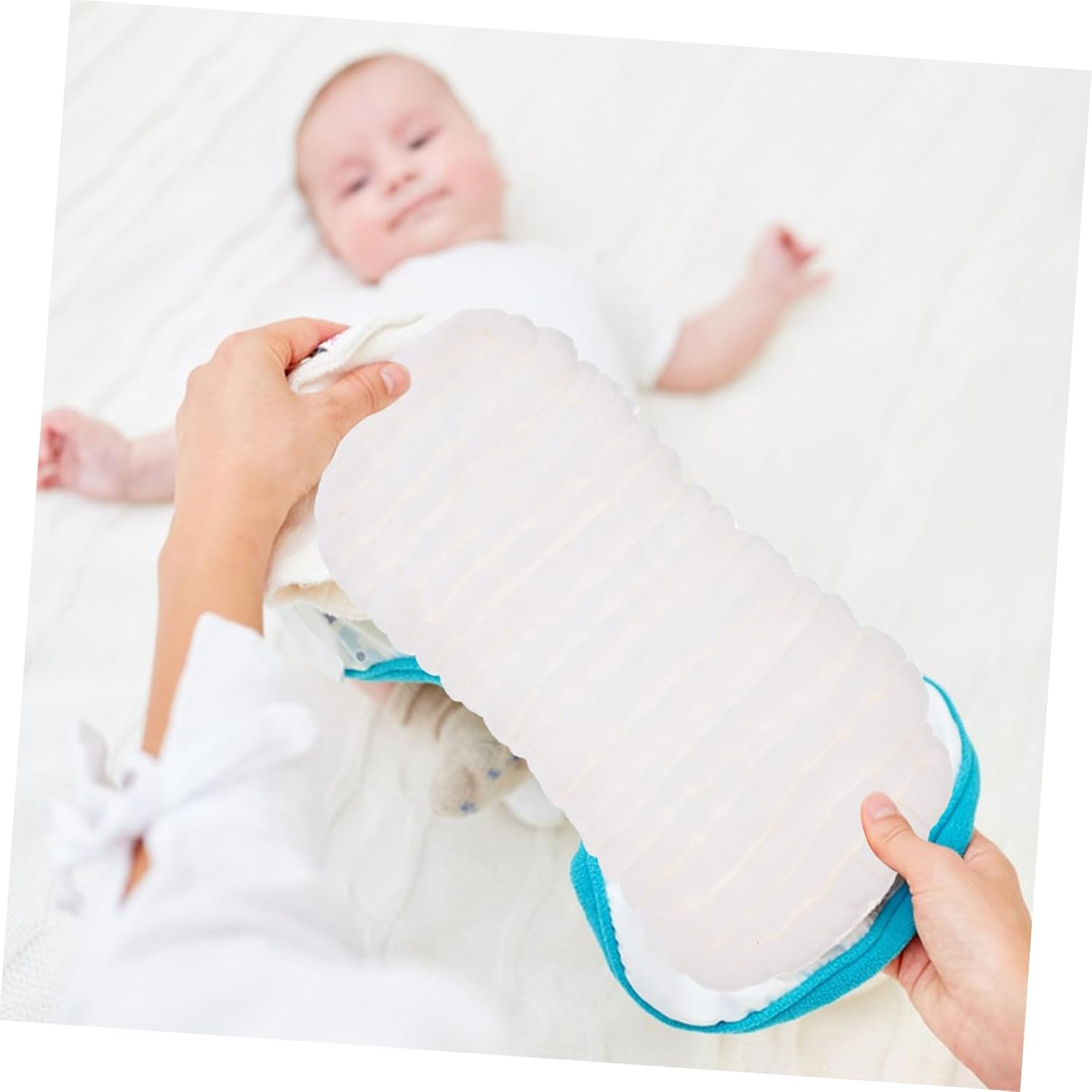 Reusable Diaper Liners for Newborns 12-Layer Soft Cotton Liners for Baby Cloth Diapers image number 4