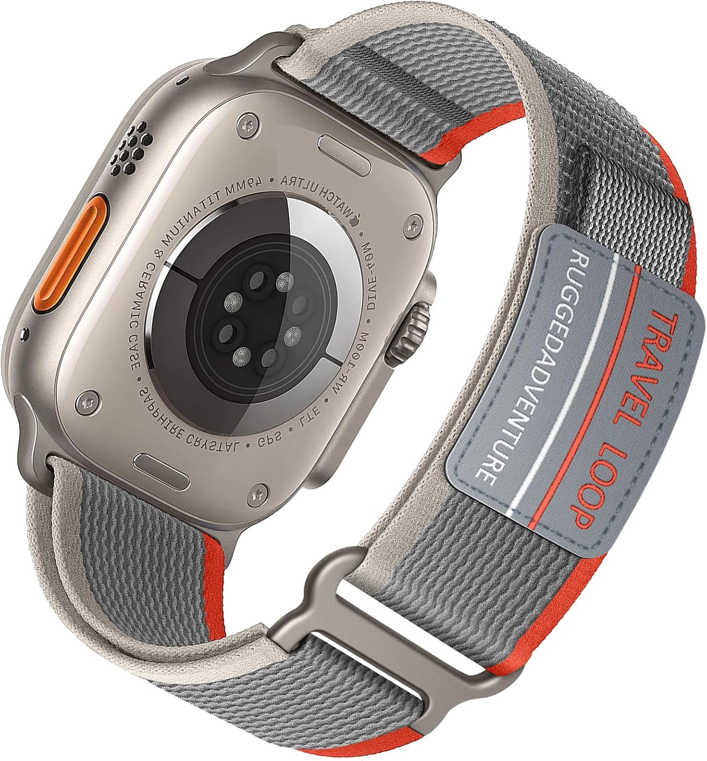 SOLOLUP Trail Loop for Apple Watch Ultra 2 Bands 49Mm 46Mm 45Mm 44Mm 42Mm 41Mm 40Mm 38Mm Iwatch Ultra 2 Bands for Men Women, Rugged Sport Band Soft Nylon for Apple Watch Ultra Band SE 10 9 8 7 6 5 4 3