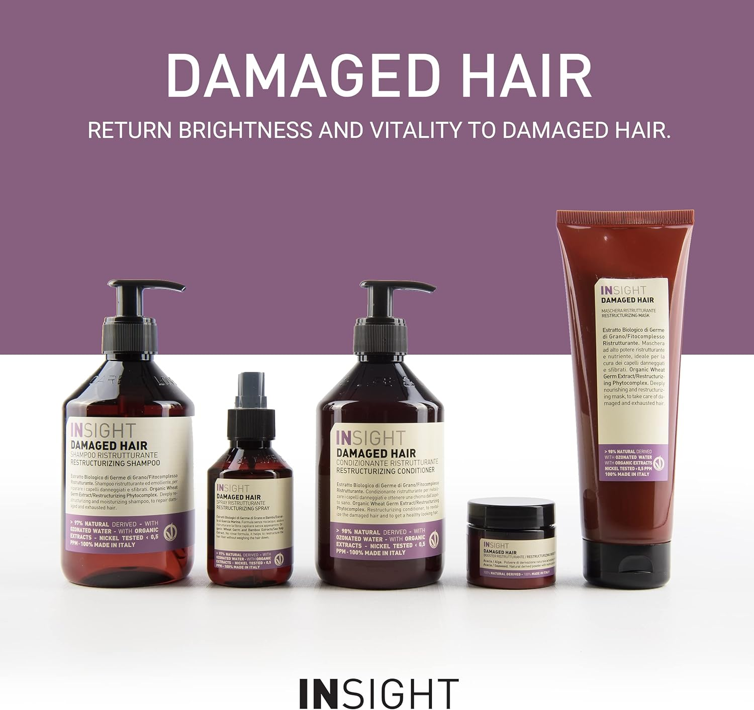 Insight Damaged Hair Restructurizing Mask 250Ml image number 5