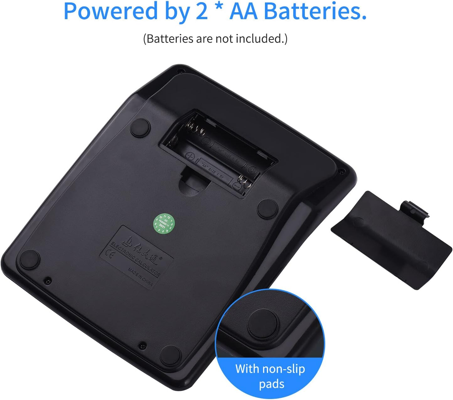 Xinyee Musical Desktop Calculator 12-Digits LCD Display Electronic Calculator Counter Big Buttons with Music Piano Play Time Date Show Alarm Clock Function for Office Business Classroom Home Supplie image number 6