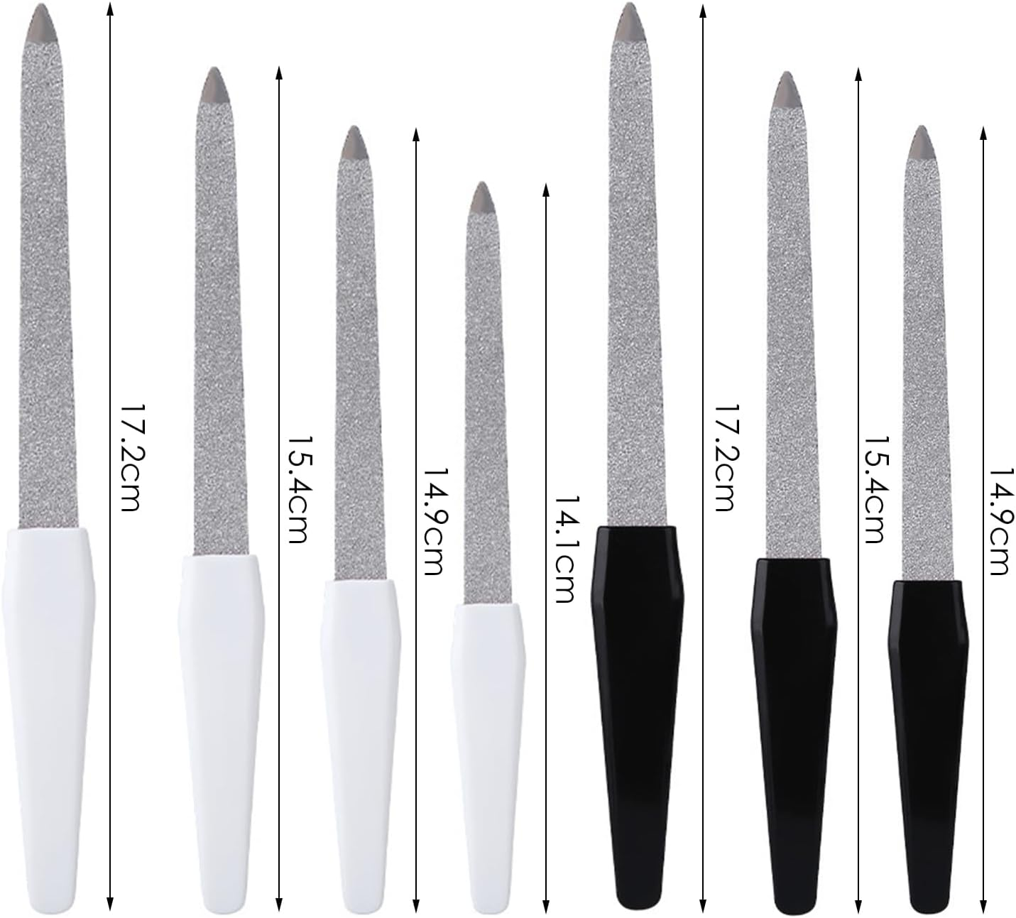 7 Nail Files, Nail Care Tools, Portable Nail Sharpener for Outdoor Use, Home Nail Cutting Tools image number 2