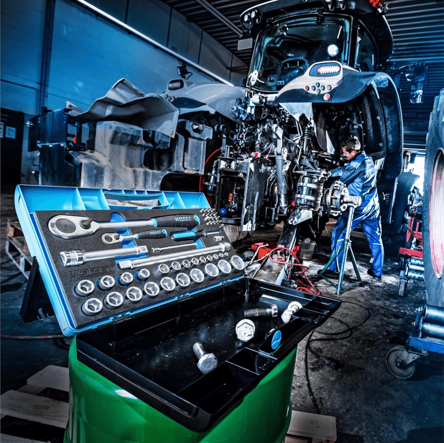 Hazet 953HP Ratchet and Socket 47 Pieces Set image number 5