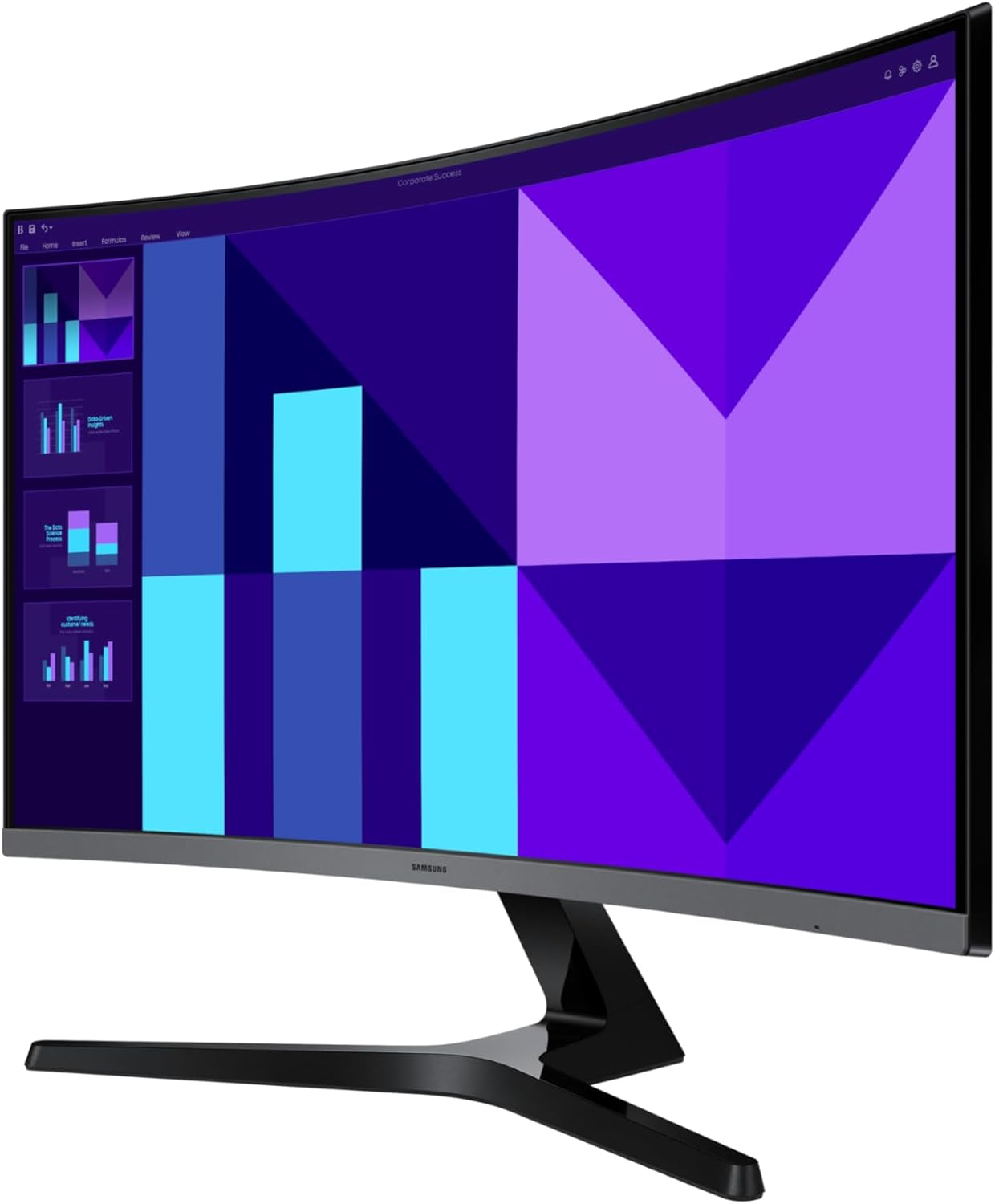 Samsung 32 Inch S39SD Curved Monitor| 1920X1080 HDMI| D-Sub| 100Hz| Eye Saver Mode| Built in Speakers image number 1