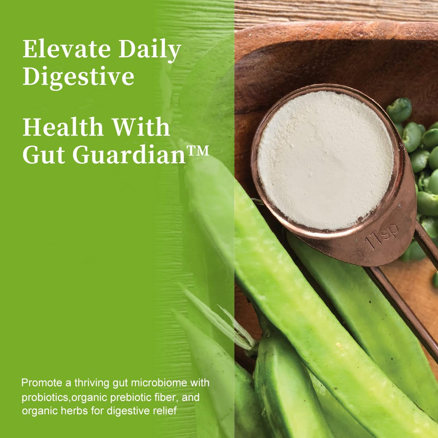 Organic PHGG Prebiotic Powder | Gut Health & Cholesterol Support &ndash; Unflavored Soluble Fiber