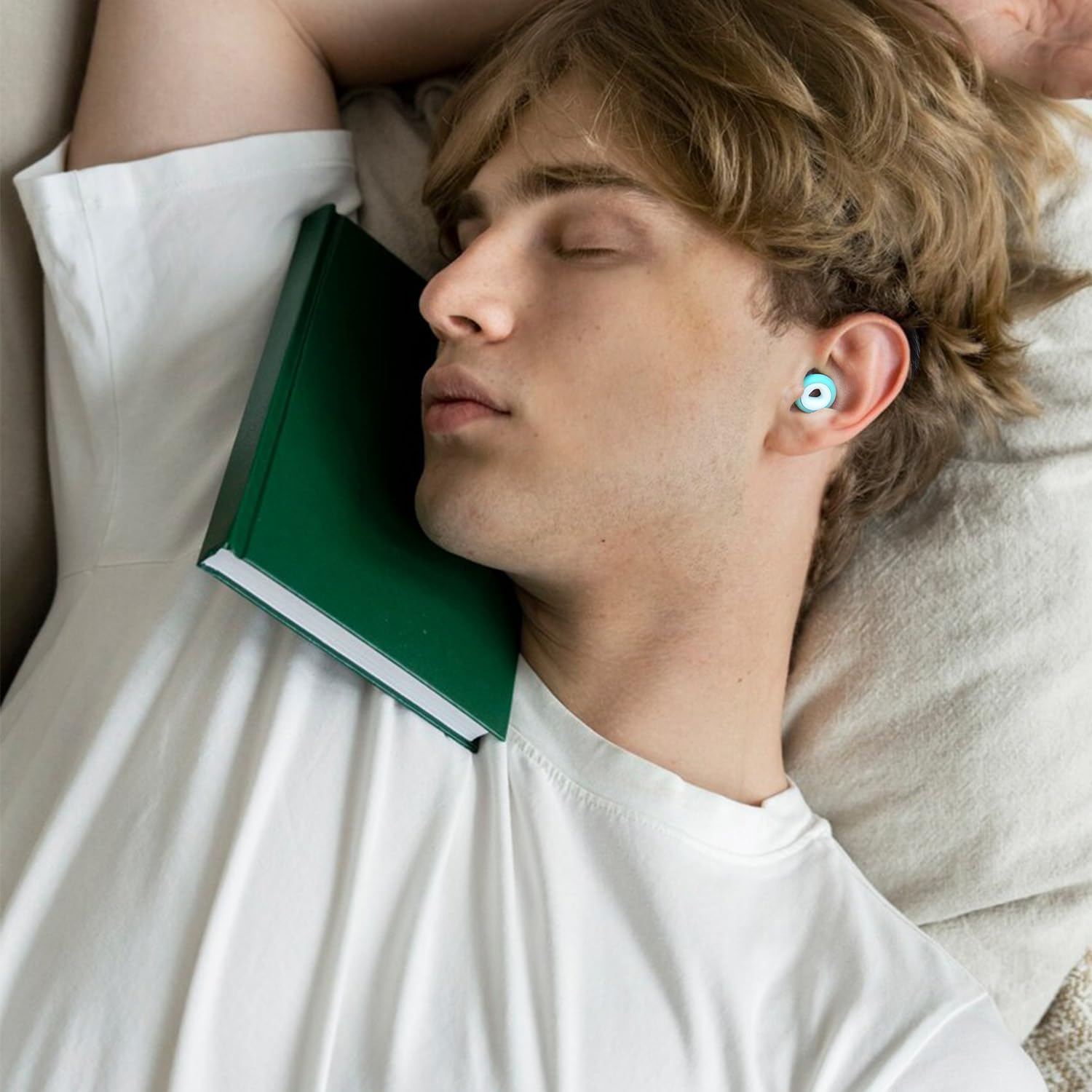 Ritmoment Ear Plugs for Sleeping - Super Soft Sleep Ear Plugs, Noise Reduction for Snoring, Concerts, Motorcycles, Airplanes, Travels, Musician Hearing Protection, Reusable Noise Cancelling Earplugs image number 3