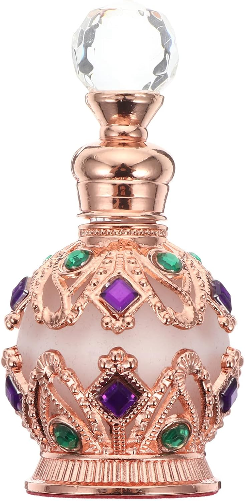 Luxshiny Vintage Empty Perfume Bottle Elegant Fragrance Dispenser for Travel and Collectibles for Essential Oils Lotions and Keepsakes