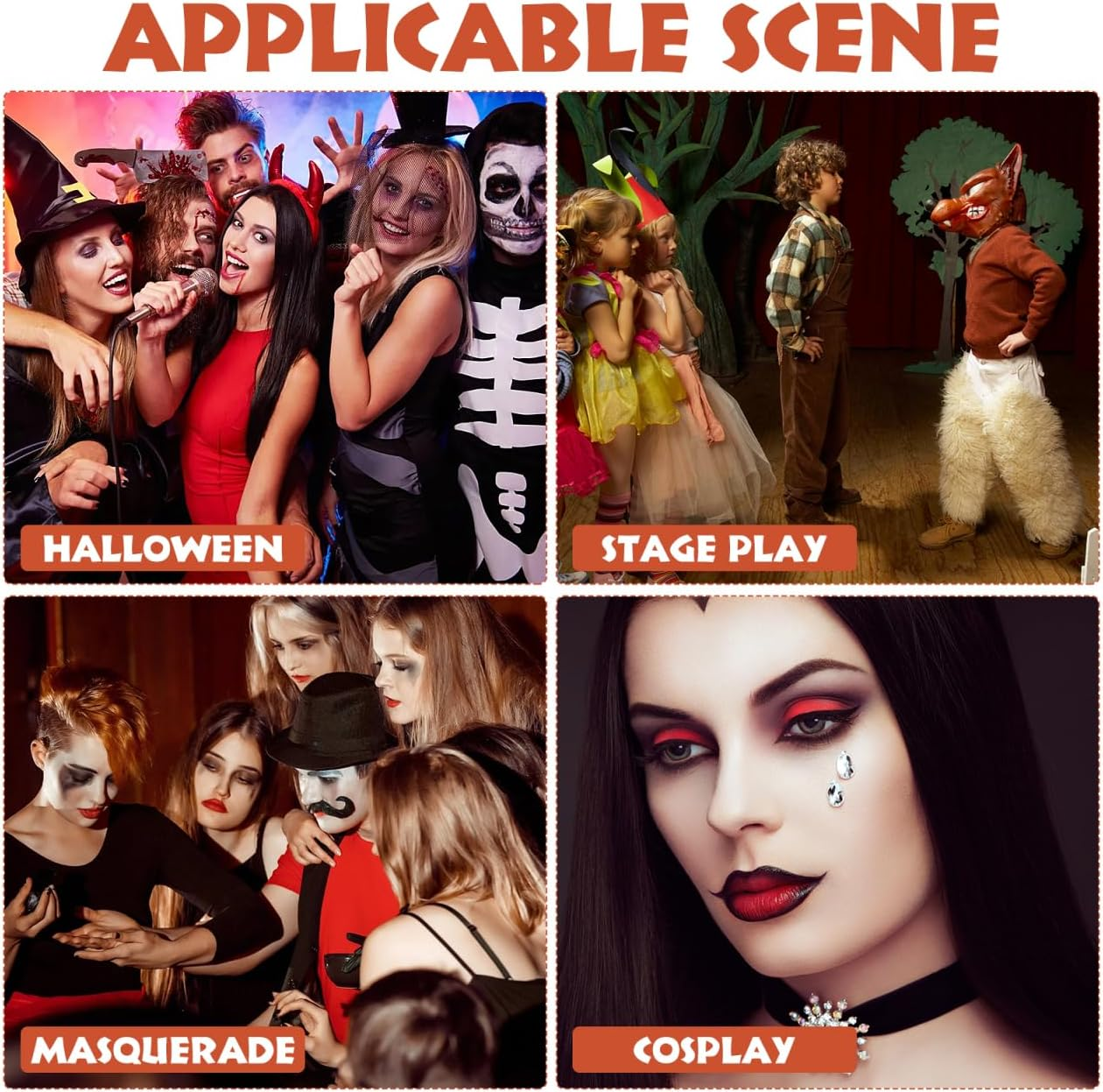 Ifundom 12PCS Funny Glasses with Funny Nose Glasses with Eyebrows and Mustache Party Favors for Costume Halloween and Birthday Parties image number 4