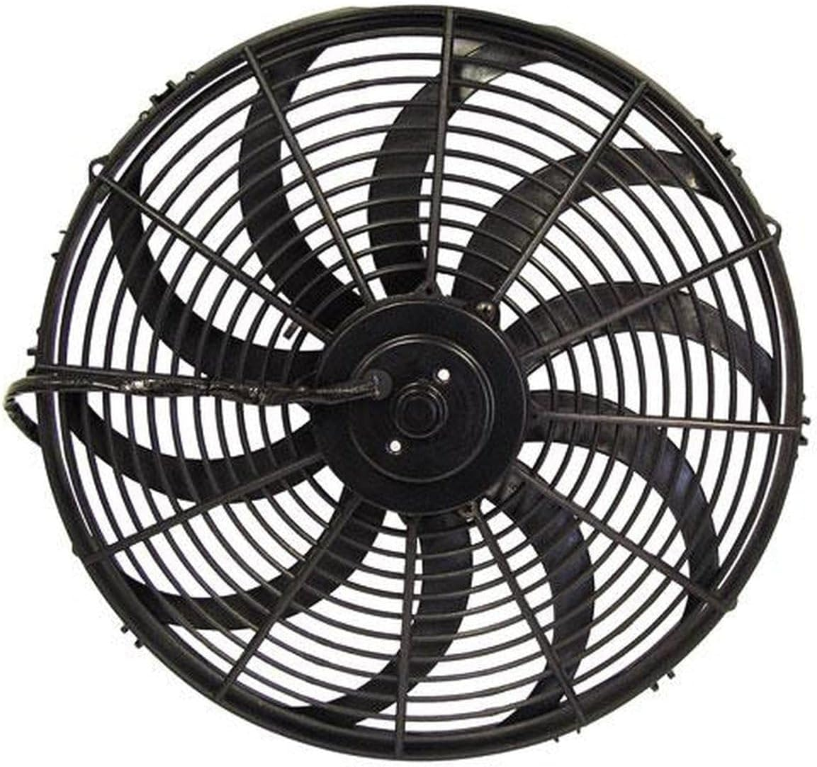 Aeroflow AF49-1002 14" Curved Blade Electric Fan Reversible 2000Cfm