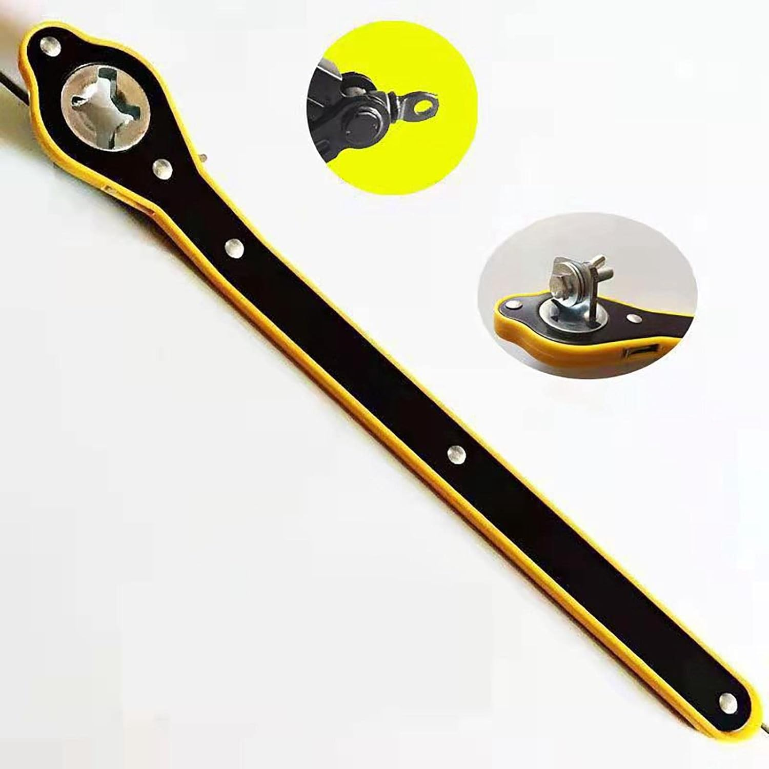 Labor-Saving Ratchet Wrench Hand Rocker for Travel Use and Emergency Wheel/Tyre Changes Handle Handle for Automotive