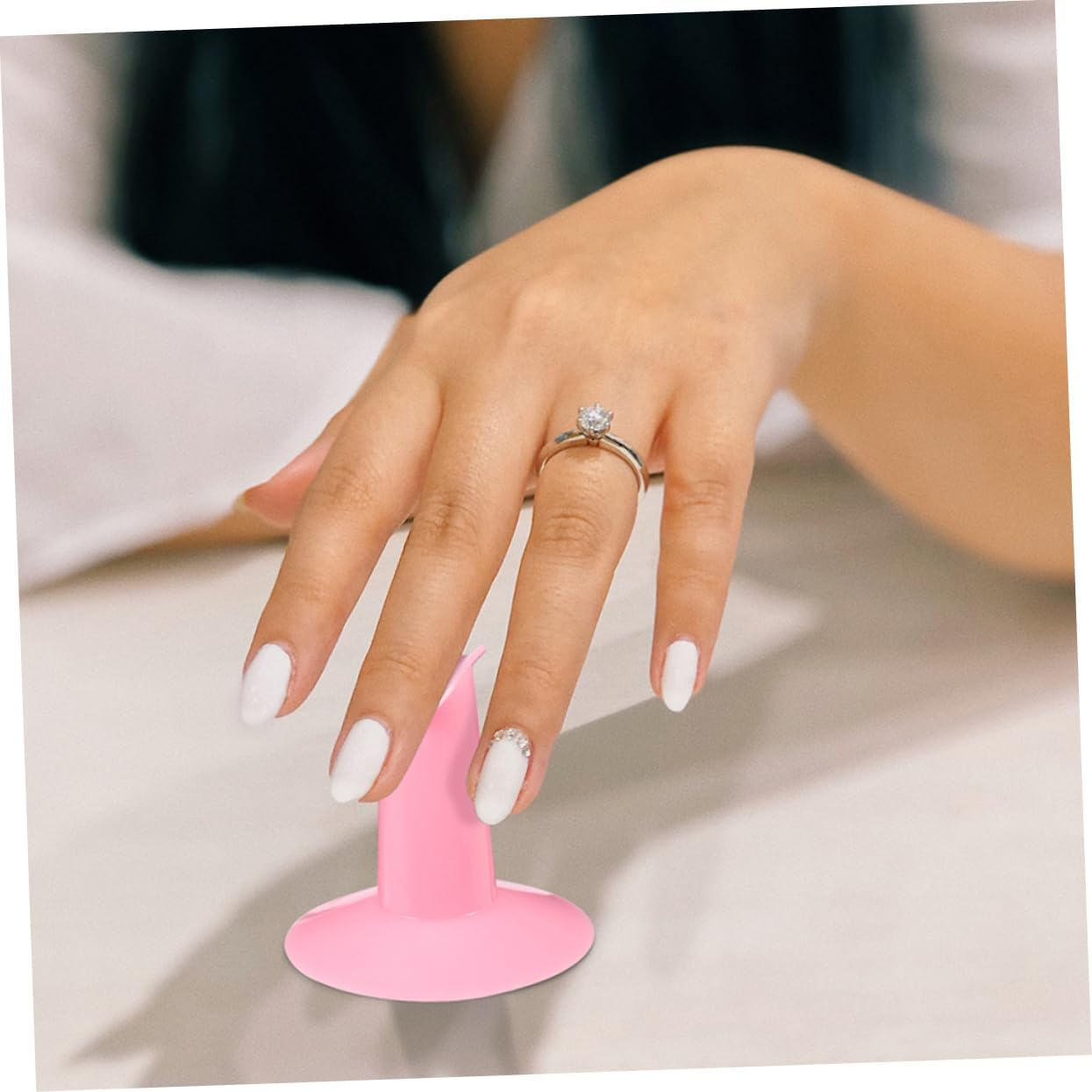 MERRYHAPY 10Pcs Nail Art Finger Rests and Finger Support Holders for Manicure Sturdy for Nail Painting and Accessories in Salon Use image number 2