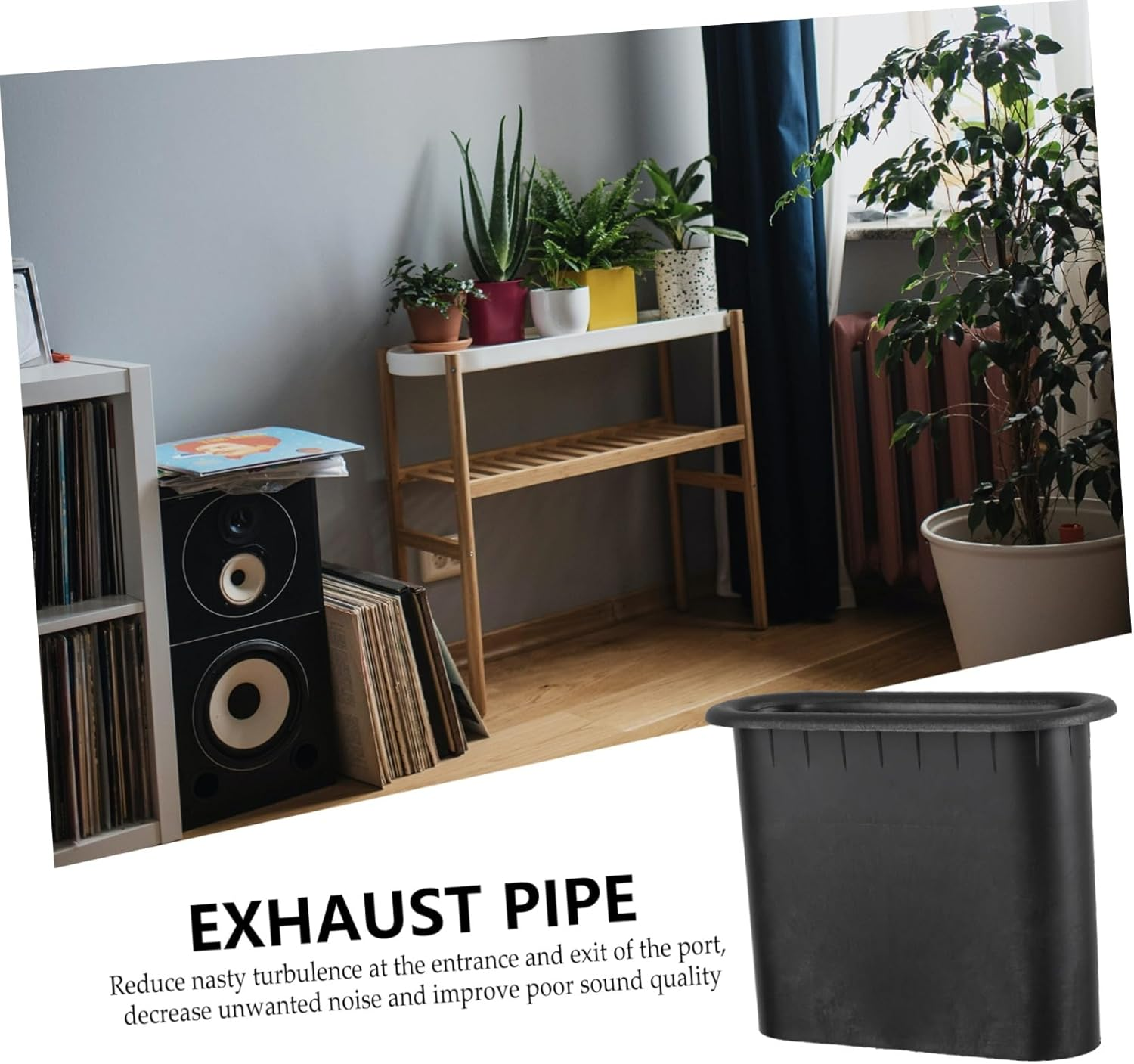 Angoily 5Pcs Speaker Port Tubes for Speaker Cabinet Air Port Voice Outlet for Home Car Bar Shows