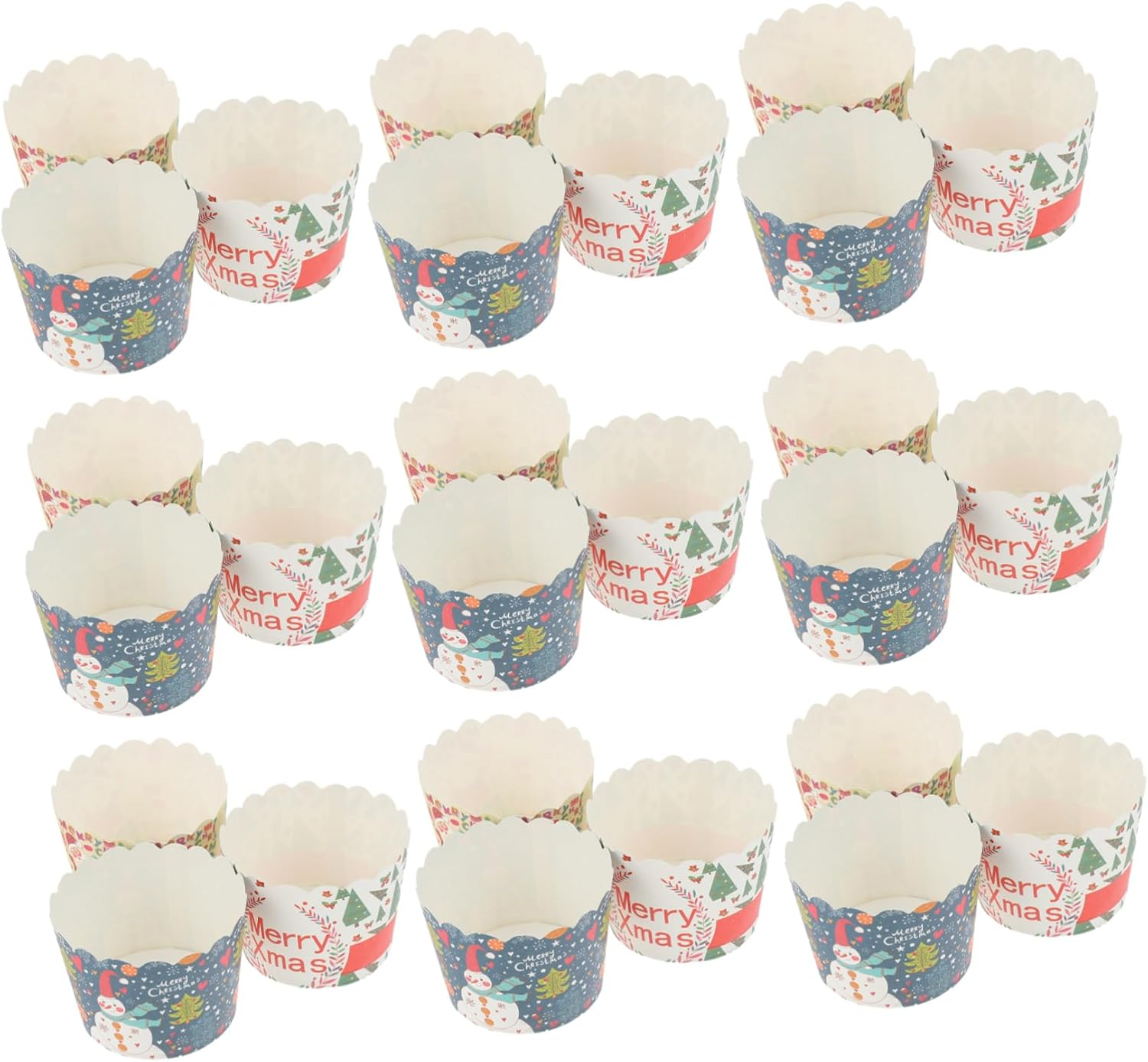 CHILDWEET 150Pcs Cake Making Cups Baking Tools Dessert Cups Party Supplies for Baking Holders Random Color image number 3