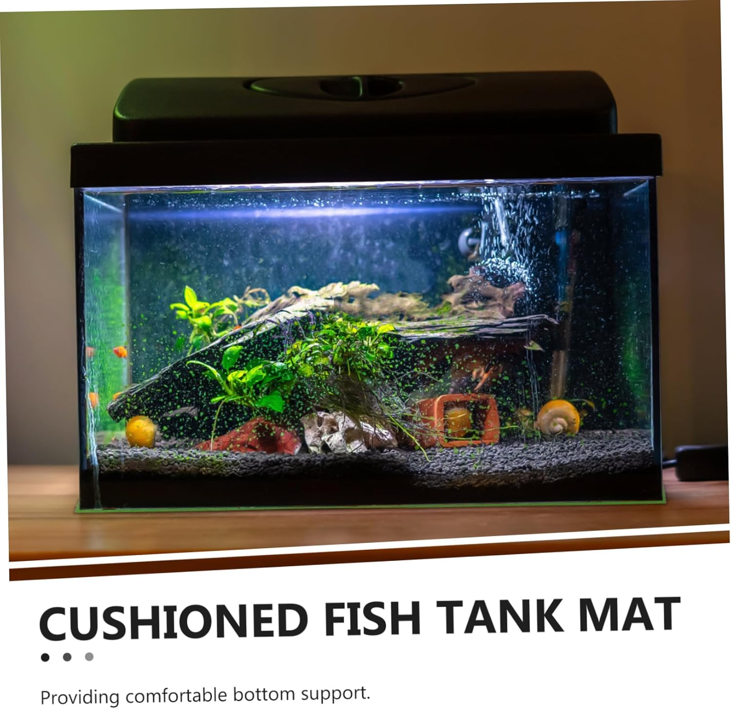 Sosoport Aquarium Bottom Mat Non- Fish Tank Pad for Stability and Insulation Thicken Design Thickness for Aquatic Pet Environments image number 3