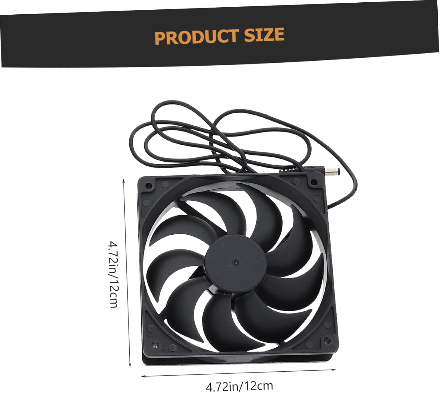 1Set Solar Powered Fan for Chicken Coop and Small Exhaust Fan for Greenhouse Rv Camping for Cooling image number 4